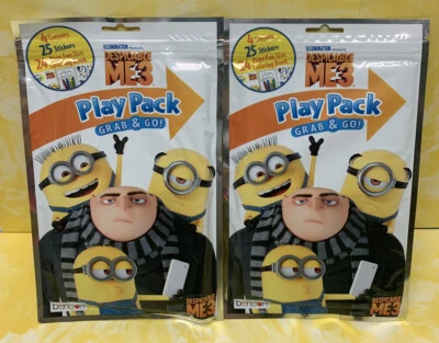 Party Favors - Despicable Me 3 - Grab and Go Play Pack - 2 Pieces - Image 1 of 4