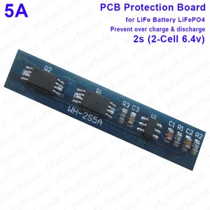 5A 6.4V 2S 18650 LiFePO4 Battery Cells Charger BMS Circuit PCB Protection board - Picture 1 of 6