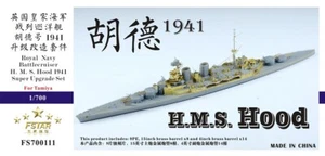 Five Star FS700111 1/700 Royal Navy Battlecruiser H.M.S. Hood 1941 Super Upgrade - Picture 1 of 1