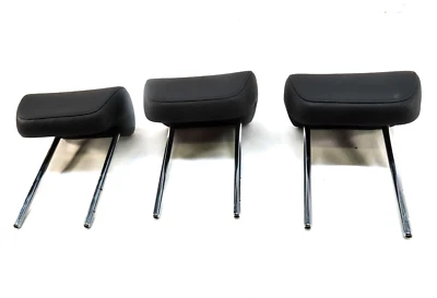 09-17 AUDI Q5 SQ5 (B8 8R) ЗАДНЕЕ ЛЕВОЕ ПРАВОЕ И ЦЕНТРАЛЬНОЕ СИДЕНЬЕ ПОДГОЛОВНИК КОМПЛЕКТ 3 (ЧЕРНЫЙ) - Изображение 1 из 4