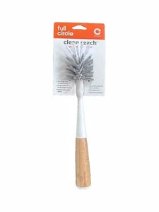 Full Circle - Clean Reach Bottle Brush Replaceable Bristle Brush Head, White - Picture 1 of 4