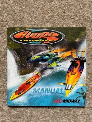 Hydro Thunder Dreamcast Manual ONLY Replacement Instruction Booklet - Image 1 of 3