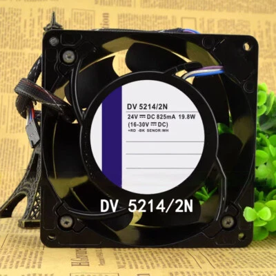 Usado probado ebmpaps 127x127x38mm 24V DV 5214/2N marco de aluminio ventilador de flujo axial Foto 1 de 4