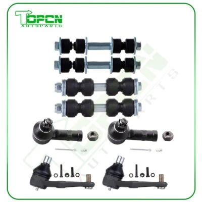 8x Front Lower Ball Joints Steering Sway Bar Tie Rod For 1997-2003 Ford Escort Foto 1 de 4