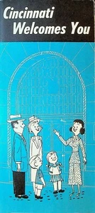 Cincinnati Ohio Welcomes You Brochure 1957 Royals Basketball  - Picture 1 of 5