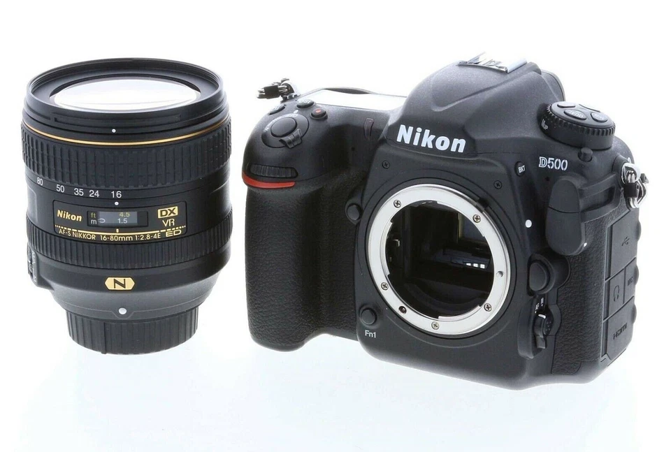 Brand NEW Nikon D500 Digital Camera VR D500LK16-80 Lens Kit 16-80 / 2.8-4E ED - Image 1 of 1