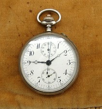 Antike Silber Taschenuhr – gepunzt signiert Nr. 94801 800 Silber Beobachtungsuhr