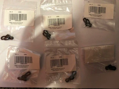  6 sets Genuine SRAM Chain Connector 10 Speed PowerLock Quick-Link Black  - Image 1 of 2
