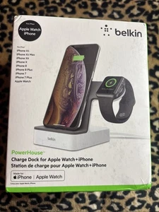 Belkin PowerHouse Charge Dock for Apple Watch + iPhone NIB! - Picture 1 of 7