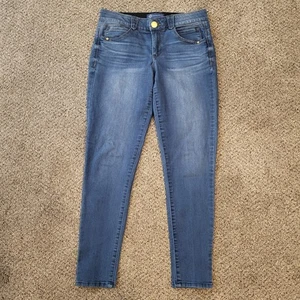DEMOCRACY Jeans Women’s Size 8 Blue "Ab" Solution Medium Wash Stretch Denim - Picture 1 of 11