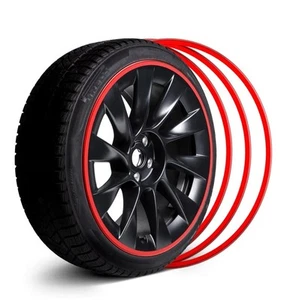 Automotive Alloy Wheel Rim Protector - 4 PACK ReD 20" - Picture 1 of 8