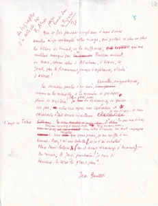 Jean Guitton - frz. Schriftsteller + Philosoph - Brief - original signiert - Picture 1 of 1