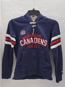 Montreal Canadiens CCM Athletic Equipment Xsmall Damen Kapuzenpullover mit Reißverschluss. - Bild 1 von 14