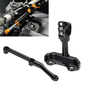Linear Steering Damper Stabilizer Mount Bracket For Yamaha MT-07 700 /Y-AMT 2025 - Picture 1 of 24