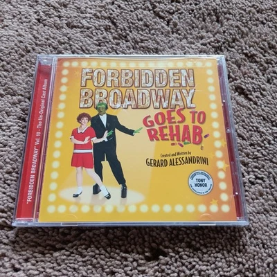 Forbidden Broadway Goes to Rehab CD NEW Sealed (hairline crack in case) - Image 1 of 4