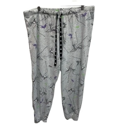 Nightmare before Christmas women’s pajama lounge pants large gray Jack - Image 1 of 4