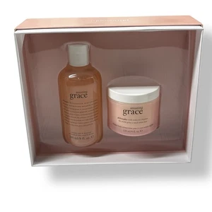 Philosophy Amazing Grace 8 oz Shampoo/Bath/Shower Gel + 4 oz Whipped Body Creme - Picture 1 of 6