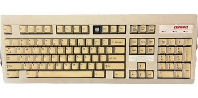 Early Model Compaq Keyboard RT101 P/N: 120375-001B - Image 1 of 4