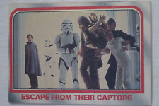 Star Wars The Empire Strikes Back-Vintage 1980 Scanlens Card Escape from Captors