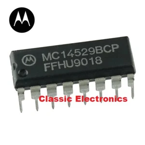 Original Motorola MC14529BCP Dual 4-Kanal Analog Daten Selector IC 16-Pin DIP - Bild 1 von 4