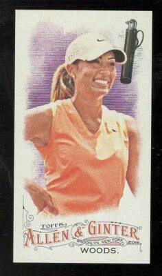 CHEYENNE WOODS 2016 Topps Allen and Ginter MINI A&G BACK Parallel Card #235 Golf - Image 1 of 2