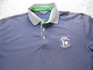 US Open Pinehurst Shirt Polo Golf Ralph Lauren Men Large Blue Stripe - Picture 1 of 15