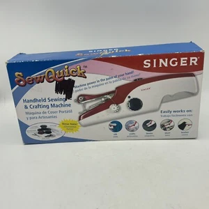 NOS Singer Sew Quick Handheld Sewing Machine Crafts Denim Wool Leather - Picture 1 of 10