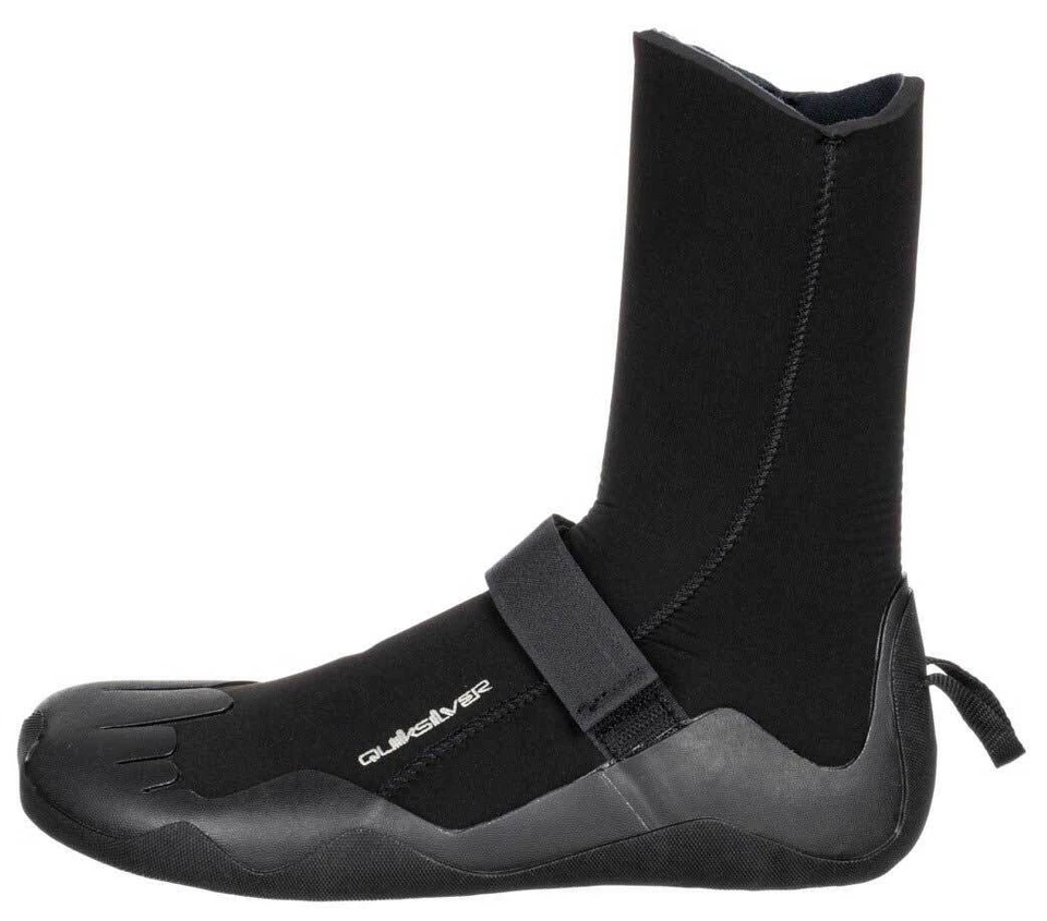 Bota de surf Quiksilver Everyday Sessions 7 mm punta redonda - negra - nueva Foto 1 de 1