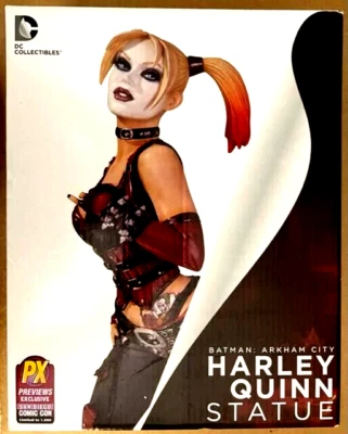 Batman: Arkham City Harley Quinn 2014 SDCC Estatua Exclusiva SELLADA Foto 1 de 4