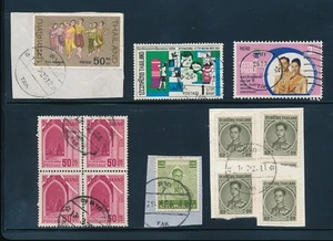THAILAND SIAM TAK POSTMARKS 12 stamps - Picture 1 of 1
