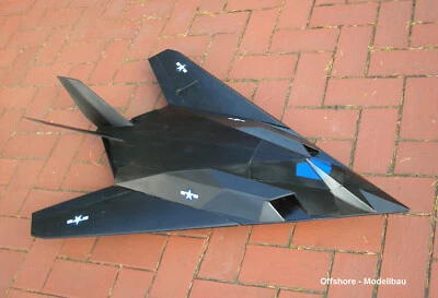 F-117 Stealth 800mm Bauplan - RC E-Impeller Flugzeug - Offshore Modellbau - Bild 1 von 2