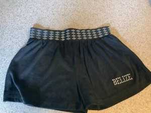 New Women Belize Fashion Shorts Sexy Black Summer Embellished Short Pant Size M - Picture 1 of 4