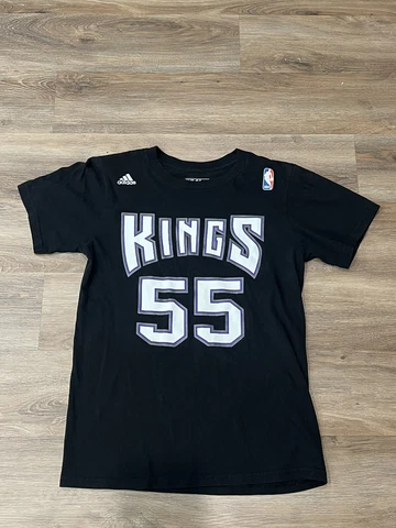 Sacramento Kings Jason Williams Retro Adidas Black T Shirt Name and Number Small Cover