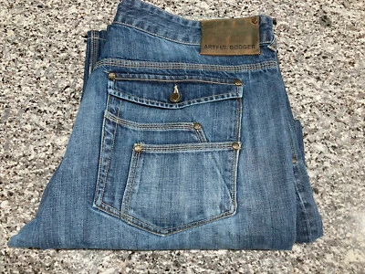 Artful Dodger Jeans 40 Streetwear Baggy  40x30 Distressed Wide Leg Vintage. - Image 1 of 4