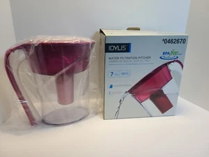 Idylis Water Filtration Pitcher - Red - Picture 1 of 2