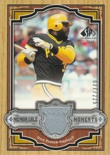 2006 SP Legendary Cuts Memorable Moments Materials #DP Dave Parker Jsy/225