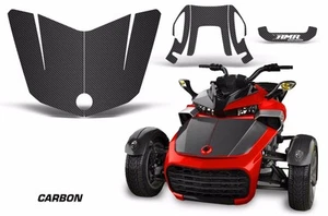 Hood Rear Fender Graphics Kit Decal Sticker For Can-Am Spyder F3-S CARBON LOOK - Picture 1 of 3
