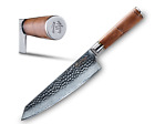 STIGA Damastmesser Kchenmesser mit extrem scharfer 20,5cm langer Klinge