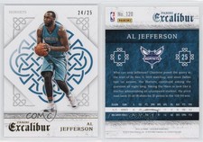 2015-16 Panini Excalibur Gold /25 Al Jefferson #120
