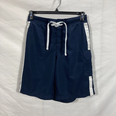 Chicago Bears NFL Team Apparel Men's Blue And White Swim Trunk Size Medium Cover