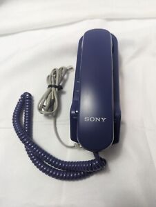 Vintage Sony Purple Corded Landline Telephone Model IT-B3 — Great Condition!