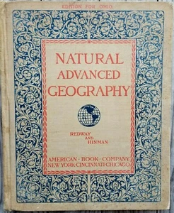 NATURAL ADVANCED GEOGRAPHY REDWAY & HINMAN 1898 OHIO EDITION LOVELAND VINTAGE - Picture 1 of 4