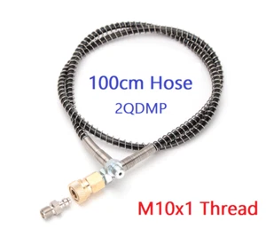 PCP M10x1 Quick Disconnect Pneumatic Air Pump Refilling High Pressure 100CM Hose - Picture 1 of 19