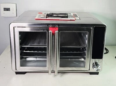 Gourmia XL Digital Countertop Oven with Air Fry French Door Stainless GTF7698 - Image 1 of 4