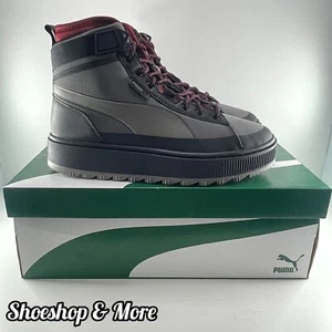 ✅ BNIB Puma Mid Winter WTR Boots Suede UK 9 US 10 EU 43 Hiking Grey Resistant 📦 - Picture 1 of 4