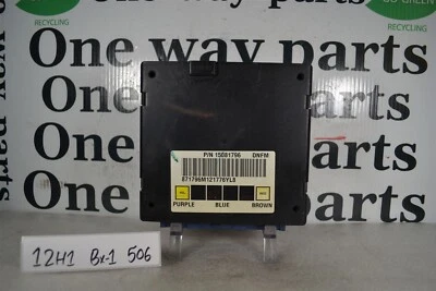 15081796 Chevrolet S10 Blazer 2002 unidad de control chasis CCM BCM OEM 12H1 506 B1 Foto 1 de 4