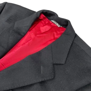 Carroll & Co Men's 100% Cashmere 2-Button Blazer Navy Blue • Italy • 44S - Picture 1 of 13