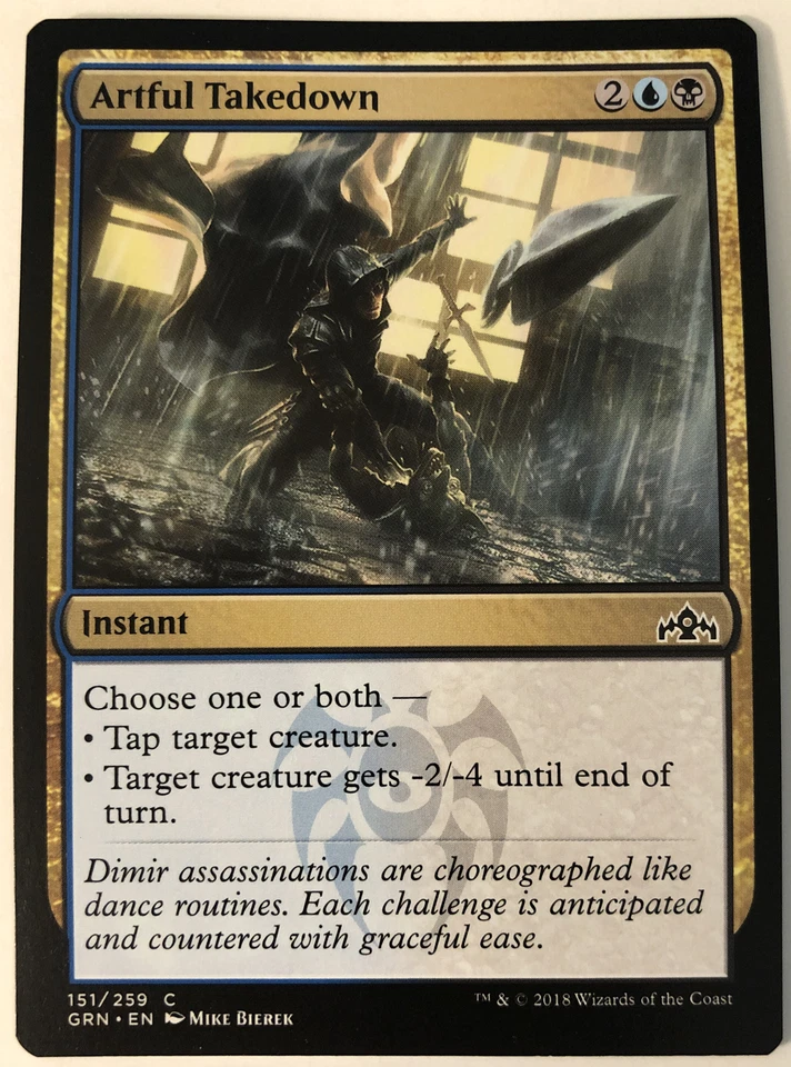 MTG Artful Takedown Guilds of Ravnica 151/259 Regular Common - Image 1 of 1