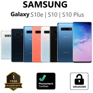 Samsung Galaxy S10 | S10 Plus | S10e - 128GB | 512GB - (Unlocked) - Good - Picture 1 of 4