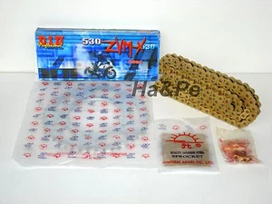 Juego de cadena Triumph Daytona 900 DID kit de cadena ZVM-X 530 G&G oro 1994 - 1996 - Imagen 1 de 1